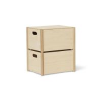 Billede af Form & Refine Pillar Storage Box Medium 36,5x28,5 cm - Beech