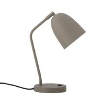 Billede af Bloomingville Lemar Bordlampe H: 37 cm - Grå/Metalj