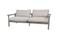 Billede af Cane-line Outdoor Sticks 2 pers. Sofa inkl. Hynder L: 194 cm - Taupe Aluminium/Sand