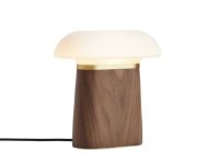 Billede af Woud Nova Bordlampe 27x13 cm - Valnød/Opal 