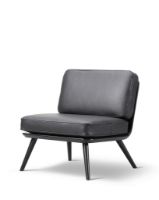 Billede af Fredericia Furniture 1711 Spine Lounge Suite Chair Petit - Læder Primo/Ask