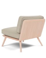 Billede af Fredericia Furniture 1710 Spine Lounge Suite Chair - Grand Linen/Eg