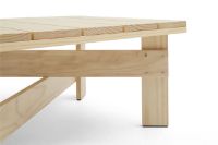 Billede af HAY Crate Low Table 75,5x75,5 cm - Lakeret Fyrretræ