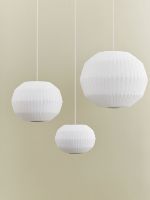Billede af HAY Nelson Angled Sphere Bubble Pendel Small H: 24 cm - Off White