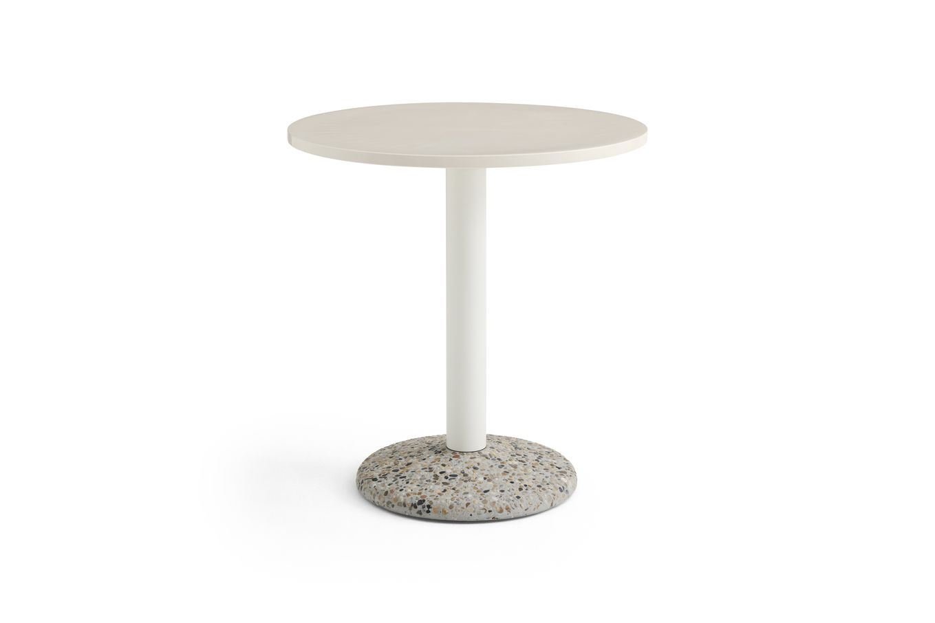 Billede af HAY Ceramic Table Ø: 70 cm - Warm White FORUDBESTIL: AUGUST