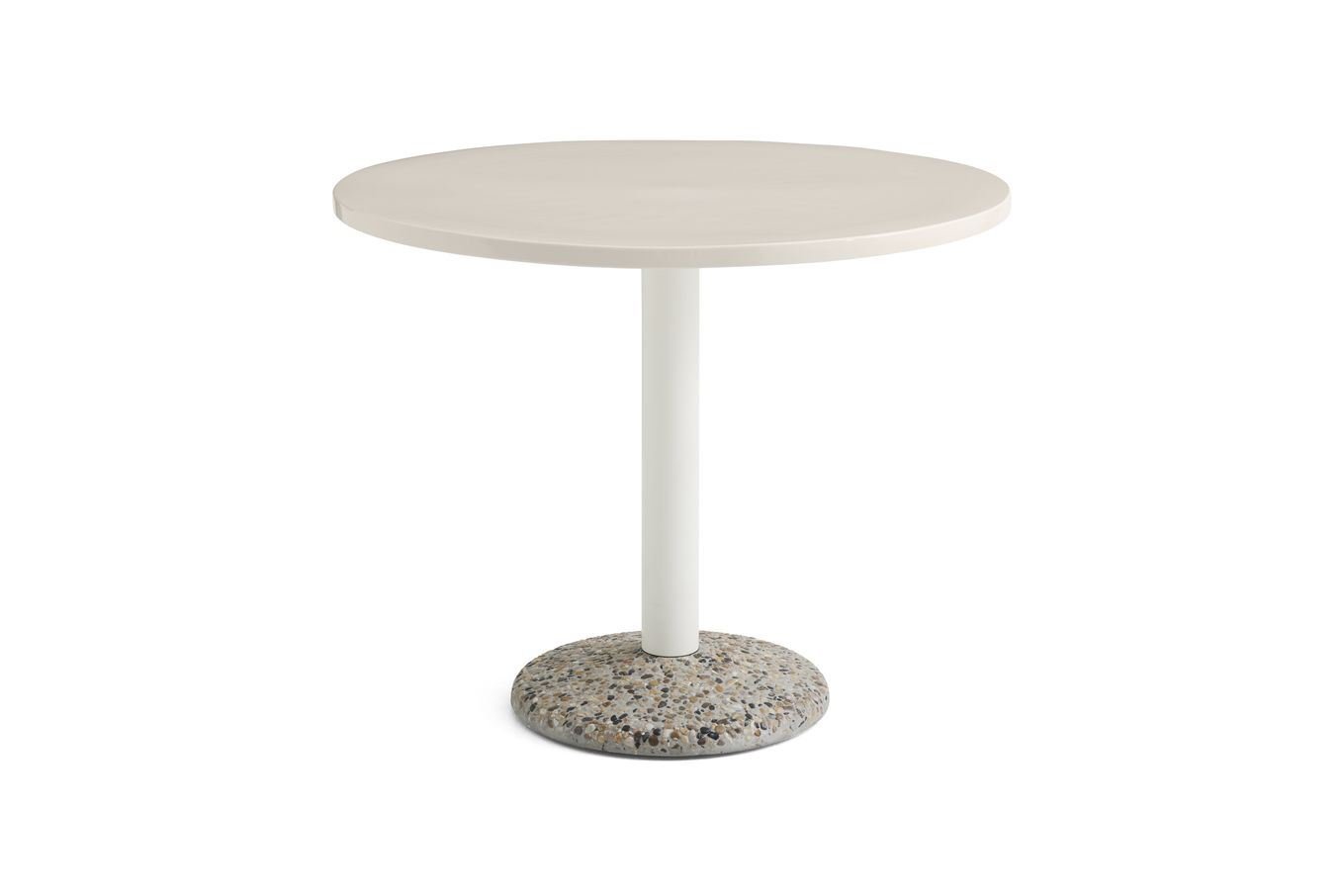 Billede af HAY Ceramic Table Ø: 90 cm - Warm White FORUDBESTIL: SLUT AUGUST 2024