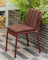 Billede af HAY Palissade Chair and Armchair Soft Quilted Cushion 40x80 cm - Iron Red