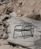 Billede af Blomus YUA WIRE Lounge Chair - Granite Gray
