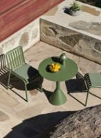 Billede af HAY Palissade Cone Table + Chairs Havemøbelsæt - Olive