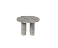 Billede af Blomus Volos Side Table S Round Ø: 52 cm - Silver Travertine