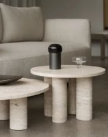 Billede af Blomus Volos Coffee Table L Round Ø: 75 cm - Travertine