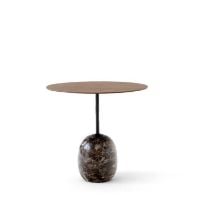 Billede af &Tradition Lato Coffee Table LN9 Ø: 50 cm - Walnut / Emparador Marble 