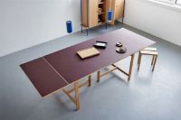 Billede af Moebe Rectangular Dining Table 160x90 cm - Burgundy