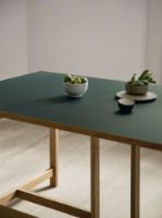 Billede af Moebe Rectangular Dining Table 160x90 cm - Green