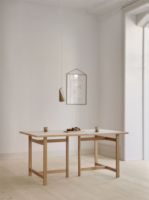 Billede af Moebe Rectangular Dining Table 160x90 cm - Light Grey