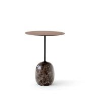 Billede af &Tradition Lato Coffee Table LN8 Ø: 40 cm - Walnut / Emparador Marble 