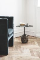 Billede af &Tradition Lato Coffee Table LN9 Ø: 50 cm - Black/Ovall