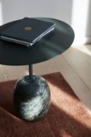Billede af &Tradition Lato Coffee Table LN9 Ø: 50 cm - Deep Green Steel/Verde Apli Marble 