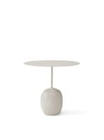 Billede af &Tradition Lato Coffee Table LN9 Ø: 50 cm - Ivory White/Oval