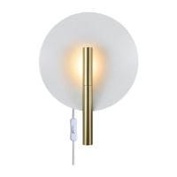 Billede af Design For The People Furiko Væglampe H: 42,3 cm - Børstet Messing