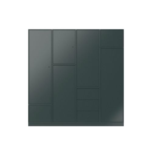 Montana Wardrobe System 03 186,3x190 cm - Black Jade