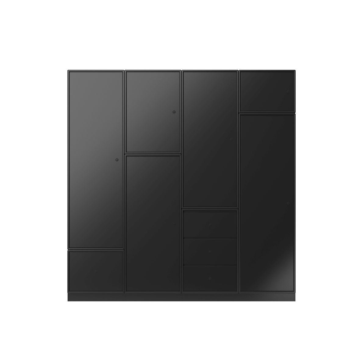 Billede af Montana Wardrobe System 03 186,3x190 cm - Black