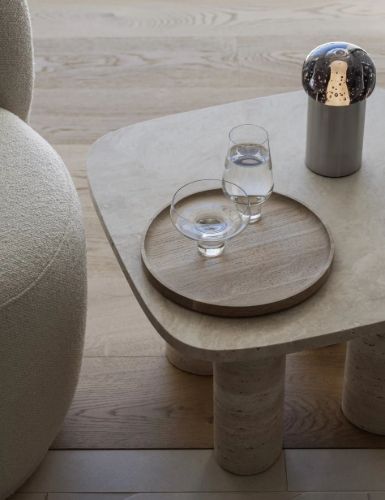Blomus Oku Tray Medium Ø: 27,5 cm - Oak