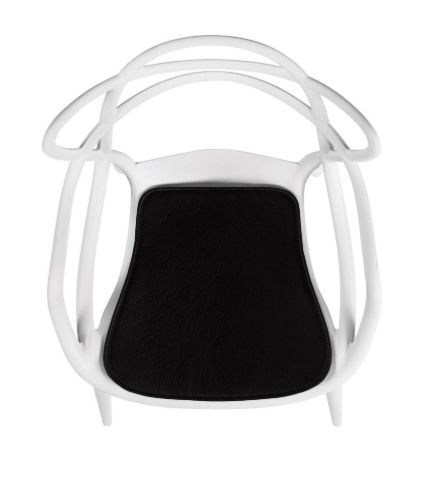 Bent Hansen Hynde til Kartell Masters Stol H: 8 mm - Basic Leather Black
