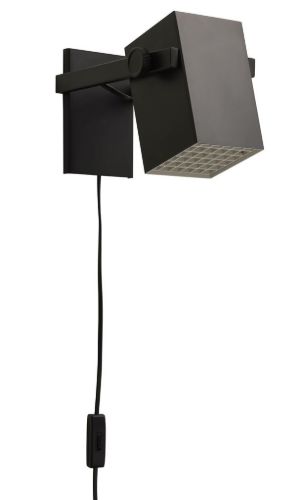 Frandsen BF Quadro Wall Lamp H: 14 cm - Matt Black