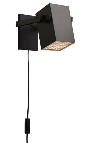 Frandsen BF Quadro Wall Lamp H: 14 cm - Matt Black