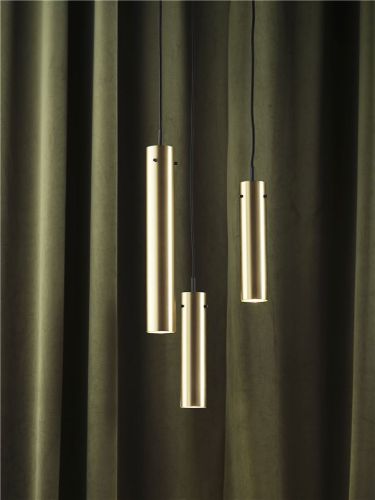 Frandsen FM2014 Pendant H: 24 cm - Solid Brass Polished