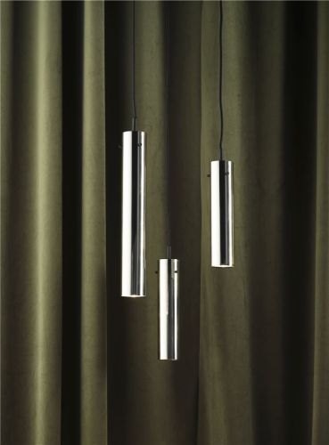 Frandsen FM2014 Pendant H: 24 cm - Stainless Steel Glossy