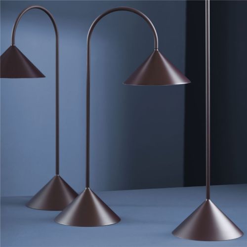 Frandsen Grasp Portable Table Lamp H: 47 cm - Matt Beetroot