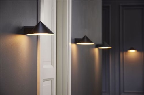 Frandsen Grasp Wall Lamp Ø: 17 cm - Matt Black