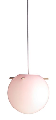 Frandsen Koi Pendant Ø: 25 cm - Opal Rose/Brass Sticks
