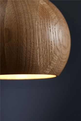 Frandsen Ball Wood Pendant Ø: 12 cm  - Oak
