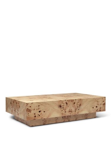 Ferm Living Burl Coffee Table Small H: 30 cm - Natural/Burl Veneer