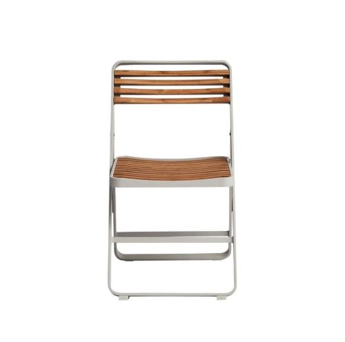 Mindo 121 Foldable Dining Chair - Light Grey