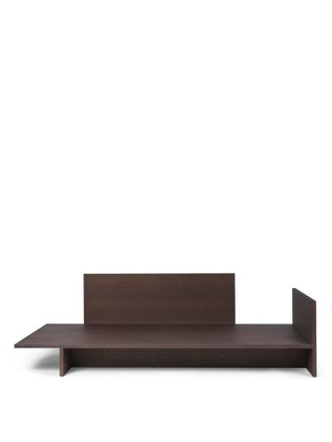 Ferm Living Kona Bed 97x207 cm - Dark Stained Oak