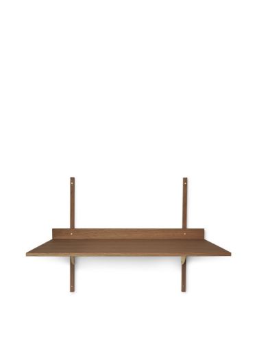 Ferm Living Sector Desk 87x45,1 cm - Smoked Oak/Brass