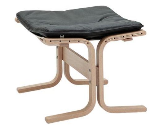 LK Hjelle Siesta Fiora Fodskammel - Nature/Hemsen Black
