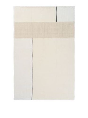 Ferm Living Dela Throw 120x170 cm - Natural/Off-white
