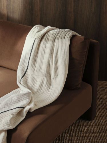 Ferm Living Dela Throw 120x170 cm - Natural/Off-white