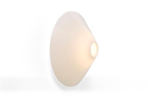 HAY Ono Flush Mount 350 Ø: 35 cm - White Opal Acrylic 