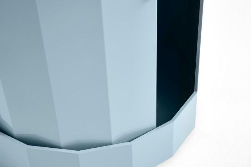 HAY Facet Skab High Inkl. Ben og Hjul H: 66 cm - Misty Blue