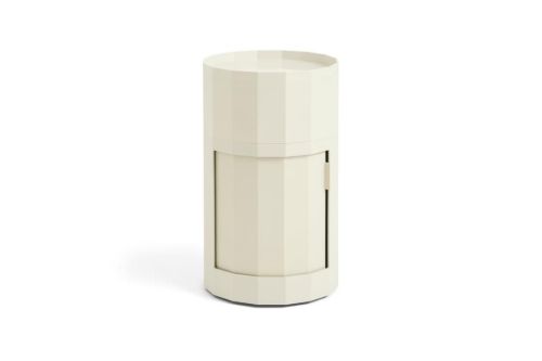 HAY Facet Skab High Inkl. Ben og Hjul H: 66 cm - Eggshell