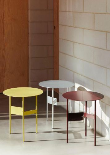 Hay Shim Coffee Table Ø: 45 cm - Silver Grey
