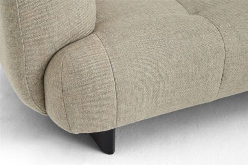 HAY Quilton Lift 2 Seater L: 214 cm - Black Lacquered Oak/Tadao 720