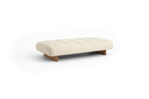 HAY Quilton Lift Daybed L: 210 cm - Lacquered Oak/Flamiber Cream A5
