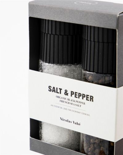 Nicolas Vahé Gaveæske Salt & Organic Pepper 120 g og 60 g